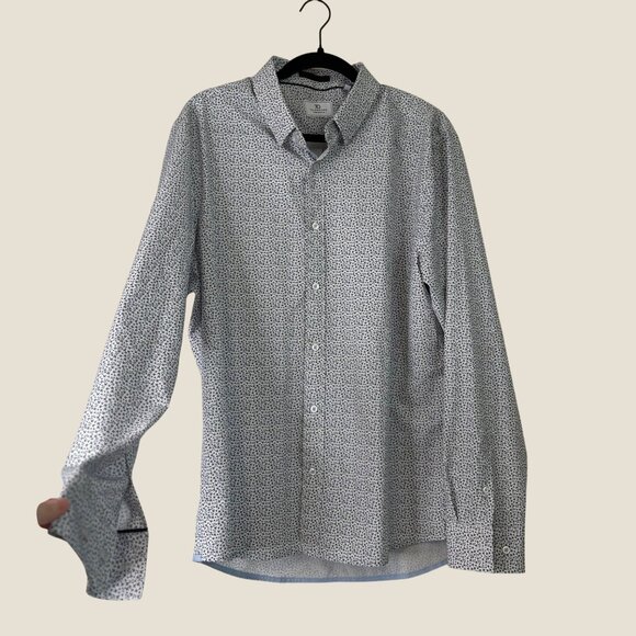 7 Diamonds Madrid 4-Way Stretch Performance Wrinkle Resistant Golf Shirt Size XL - Picture 5 of 11